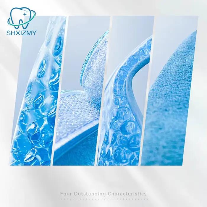 Masques faciaux froids pour les yeux compresse chaude froide cernes perles de gel douces tissu élastique PVC sans latex usage quotidien relaxation maison bureau voyage