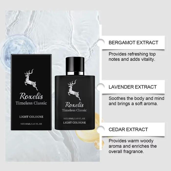 Roxelis Bergamote Parfum Classique Cologne Naturel Frais Cheveux Tempérament