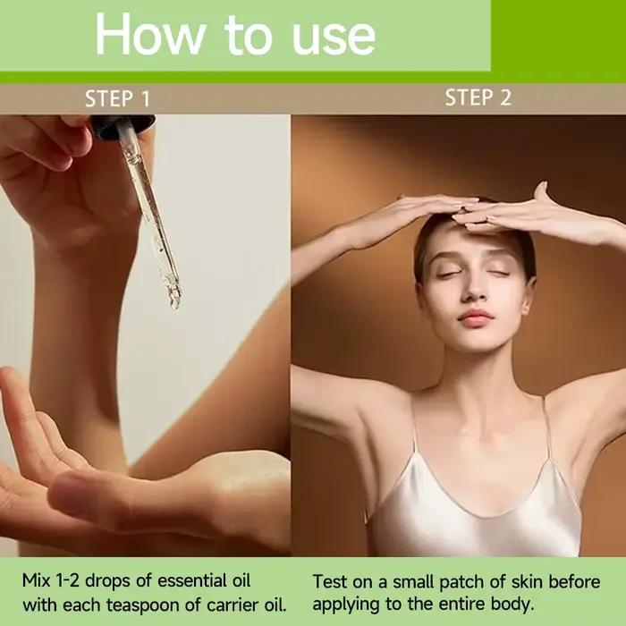 Huile essentielle d'arbre à thé pour soins de la peau, massage, douche, diffuseur huile essentielle relaxante pour le visage, le corps, les ongles, les cheveux, les soins de la peau