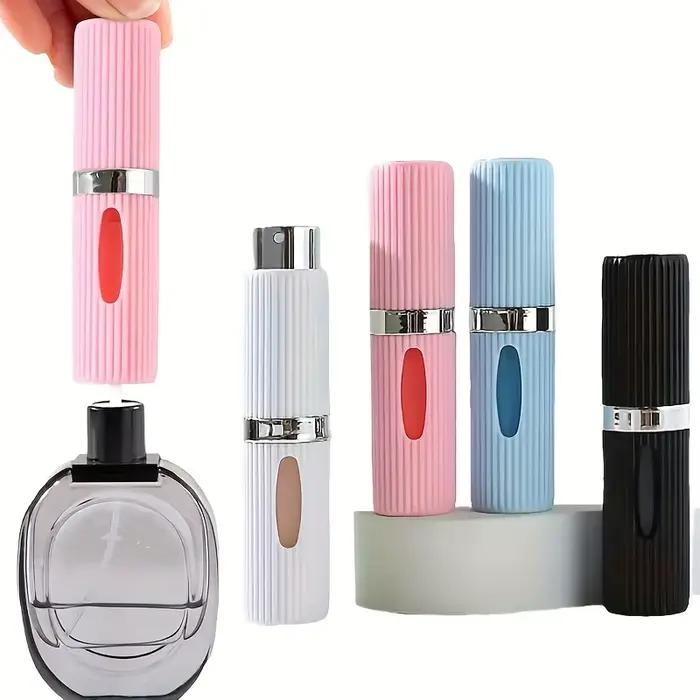 Bouteille de parfum remplie de fond rotatif de 8ml