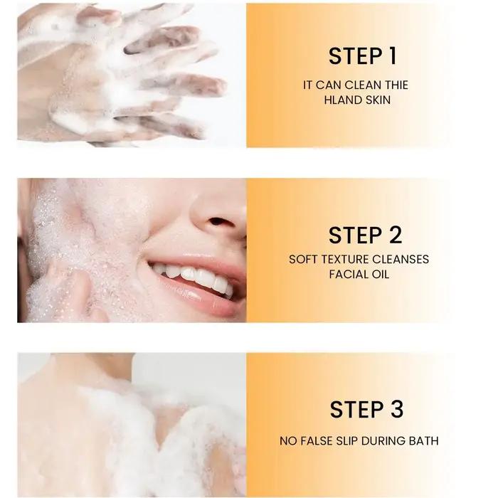 Savon au curcuma pour le visage soins de la peau tendre beauté nettoyage du corps éclaircissement des aisselles foncées jambes nettoyants pour le corps revitalisant régénérant compatible avec tous les types de peau pour les femmes occa