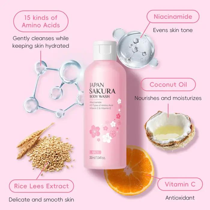 Gel douche LAIKOU Sakura