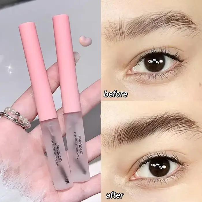 Crème coiffante pour sourcils, Gel Transparent imperméable, fixation durable, rehausseur de sourcils, liquide Transparent, couche scellée, cosmétique
