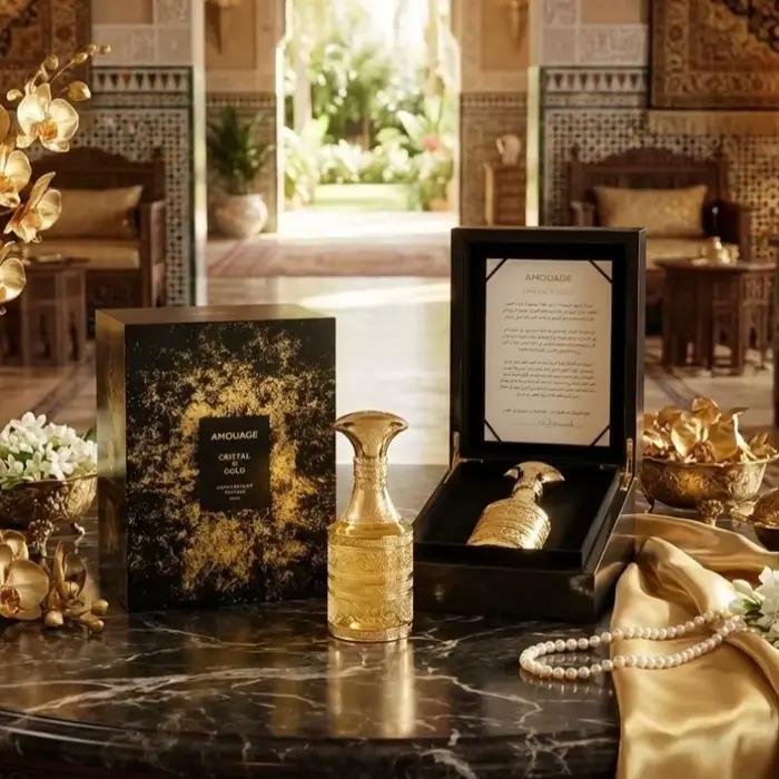 AMOUAGE Cristal Or luxe homme Eau De Parfum 50ml longue durée élégant rayonnant sensuel