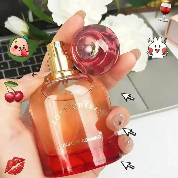 Parfum floral fruité élégant pour femmes, senteur fraîche de citron, cerise, raisin, jasmin, rose, e