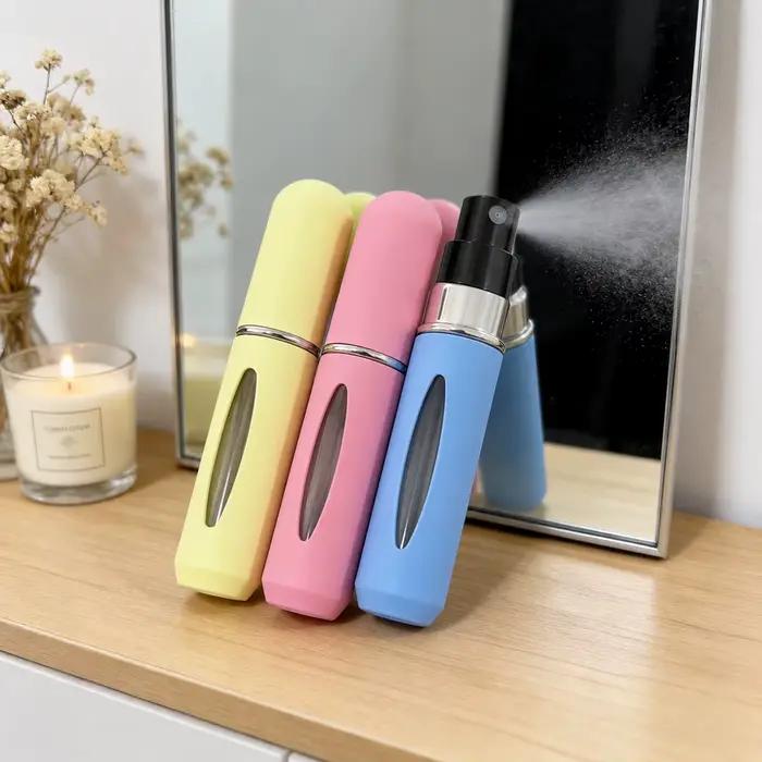 Atomiseur de parfum portable 5 ml, mini flacon de parfum, vaporisateur d'échantillon, distributeur de cosmétiques, conteneur de voyage