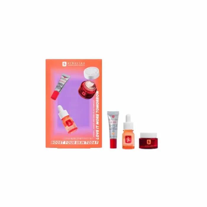 Erborian Skin Therapy Eye 15ml + CC Eye Doré 3ml Coffret 3 Produits