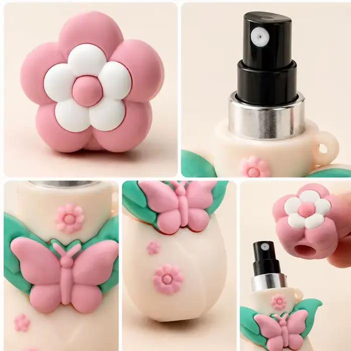 Mini flacon vaporisateur de parfum floral mignon