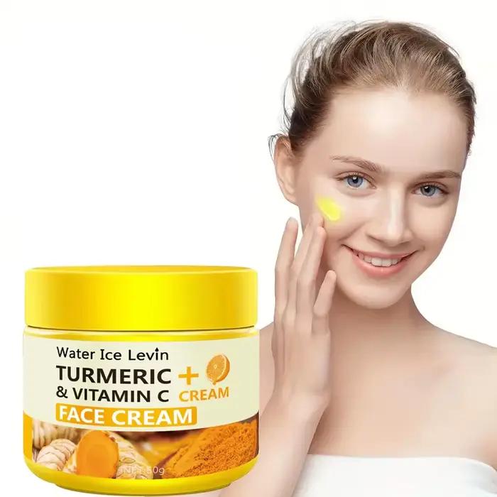 Crème Anti-âge au curcuma et à la vitamine C, hydratante, Anti-rides, collagène, acide hyaluronique, soins pour la peau, cosmétiques, 50g