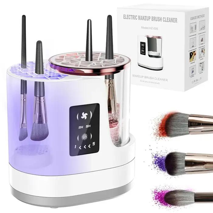 Nettoyeur de pinceaux de maquillage électrique 3 en 1