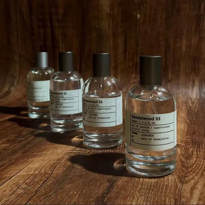 Eau de toilette au parfum frais de bois de santal