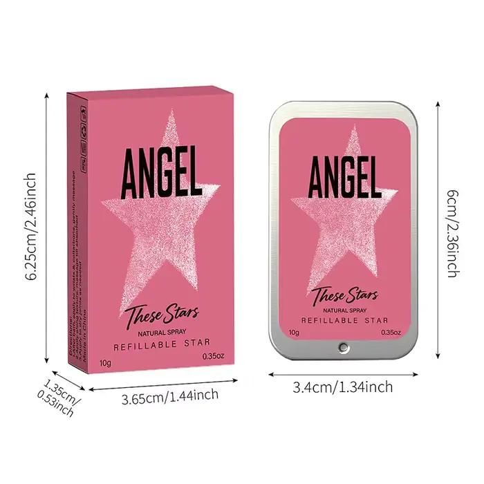 Baume parfumé solide 10g pour femme, parfum pêche et rose, sans alcool, rafraîchissant, longue durée, format voyage, poche, pour rendez-vous galants