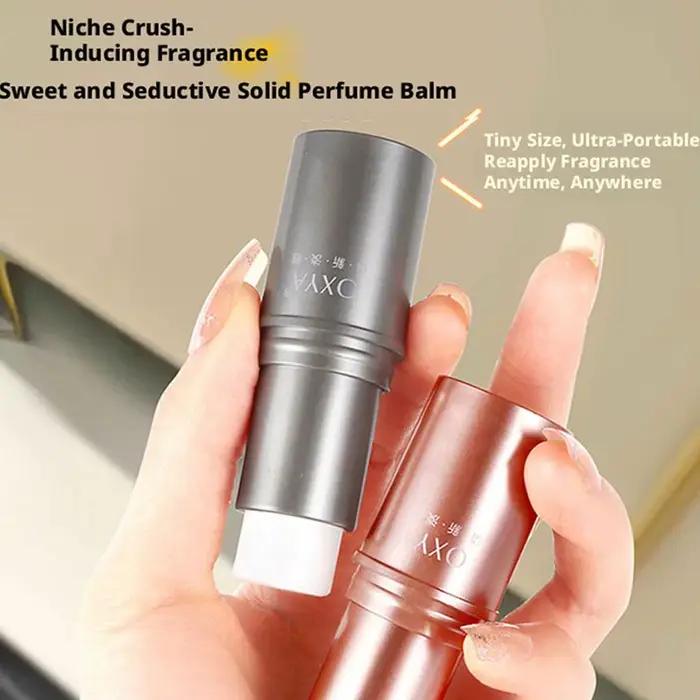Baume Solide Parfumé aux Phéromones – Huile Roll-on pour Femme et Homme – Parfum Naturel Frais et Amoureux – Déodorant Baume Parfumé Portable