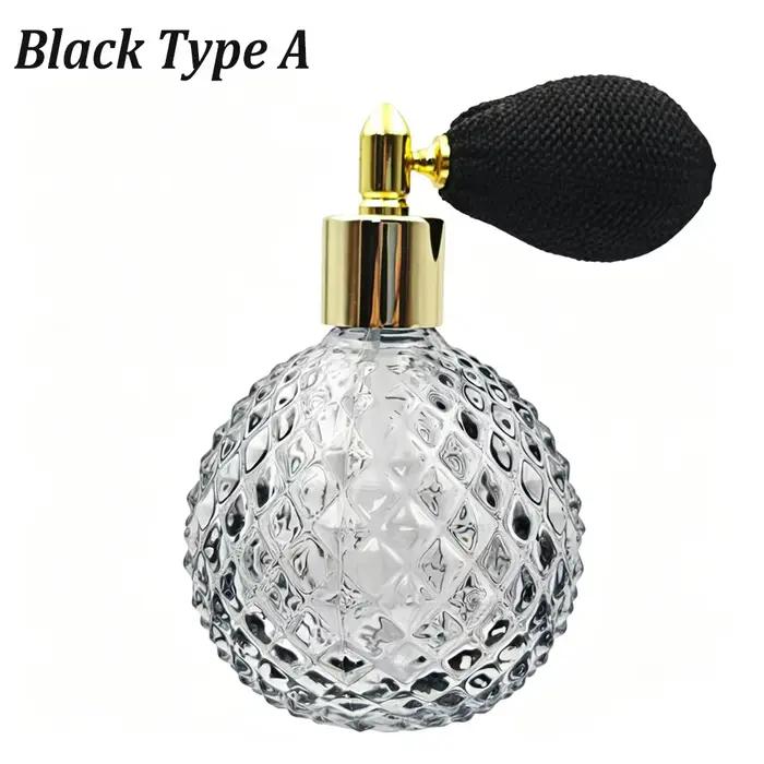 Flacon vaporisateur de parfum vintage 100 ml, rechargeable, en verre vide, atomiseur de parfum avec