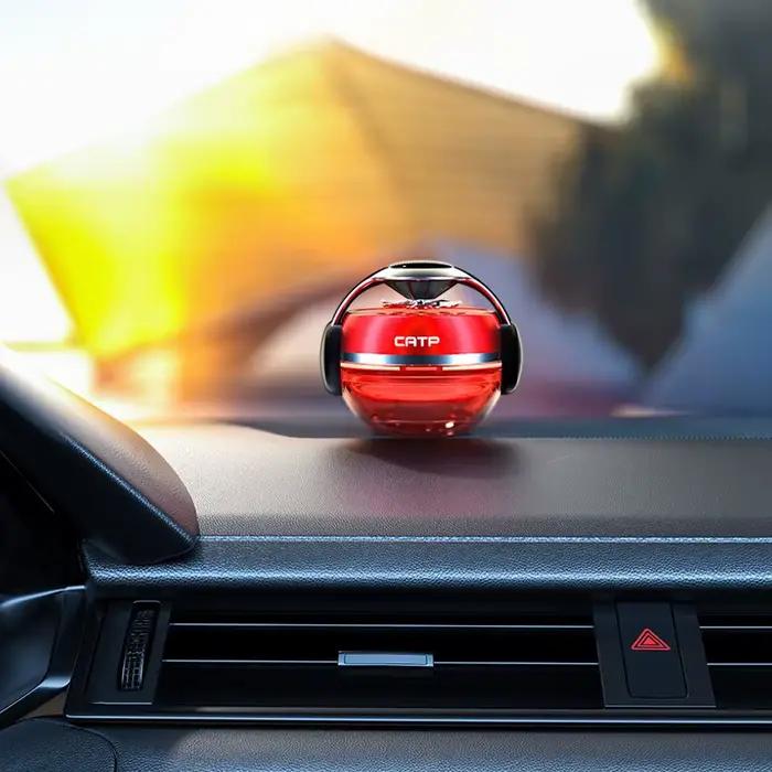 Diffuseur de parfum de tableau de bord de voiture personnalisé, parfum de voiture solaire, rehausseur de parfum à énergie solaire, décoration intérieure de voiture élégante 