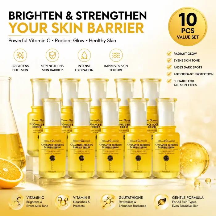 VIBRANTGLAMOUR VC Nouvelle Essence Rafraîchissante, Hydratante, Éclaircissante, Formule Améliorée, Soin de la Peau Haute Efficacité, Soin de la Peau Coréen