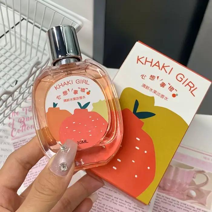 Parfum fruité pour femme senteur douce de raisin fraise orange longue tenue léger portable occassions spéciales