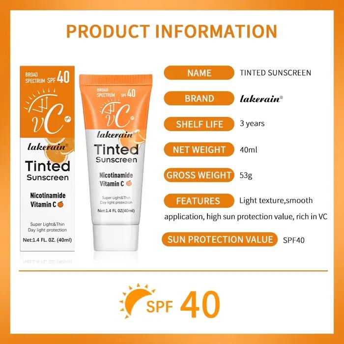 Teinté hydratant VC crème solaire Protection de la peau maquillage rafraîchissant