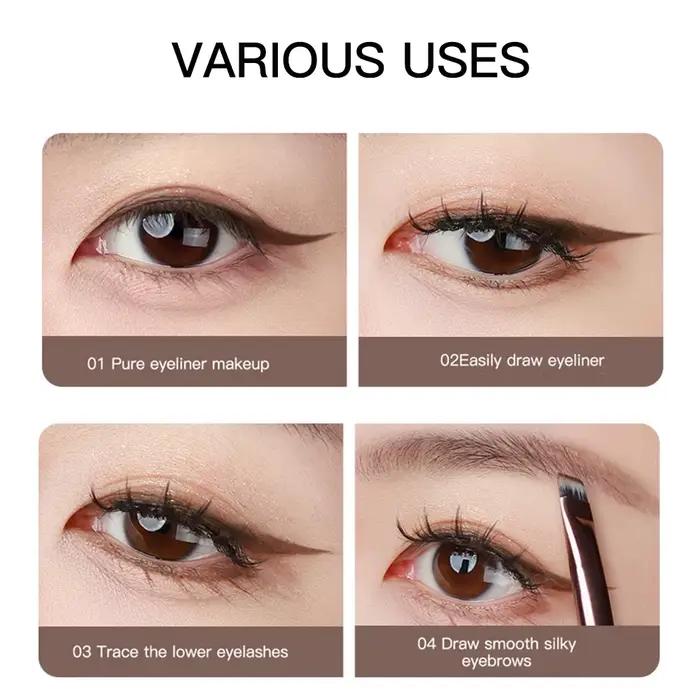 GECOMO-Gel Eyeliner Imperméable à vaccage Rapide, Crème Longue Tenue 256