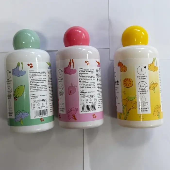 Lessive en perles en bouteille : Parfum longue durée, protection des couleurs, adoucissant, senteur fraîche