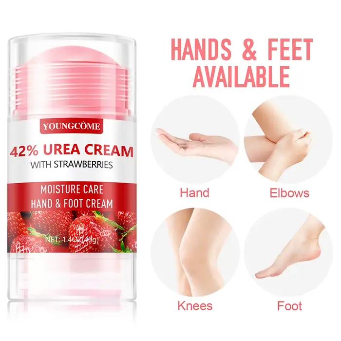 Crème contre l'urée, fraise