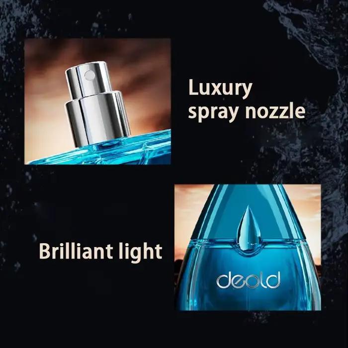 Parfum français unisexe en gouttelettes d'eau marine, agrumes frais Premium, Eau De Toilette, parfum côtier durable et charmant pour hommes, 100ml