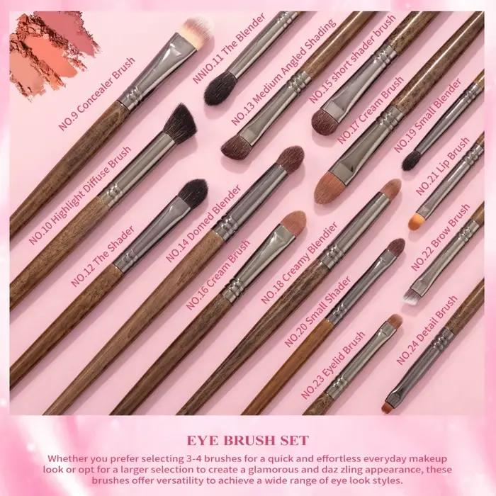 OVW ensemble de pinceaux de maquillage pinceau de maquillage professionnel pour fond de teint visage
