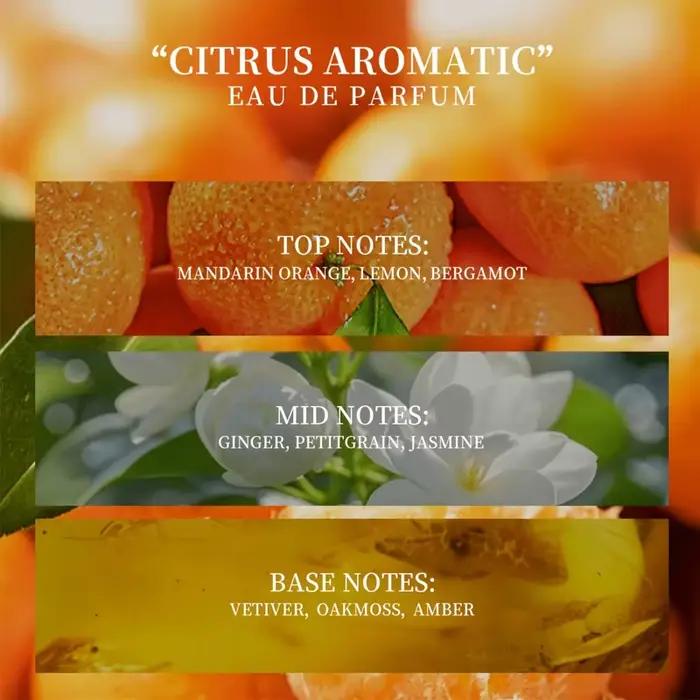 Parfum roll-on pour femme à l'odeur d'orange, parfum élégant aux notes d'agrumes, léger et naturel, unique et rafraîchissant, augmente la probabilité d'attirer l'attention du sexe opposé. Ingrédients