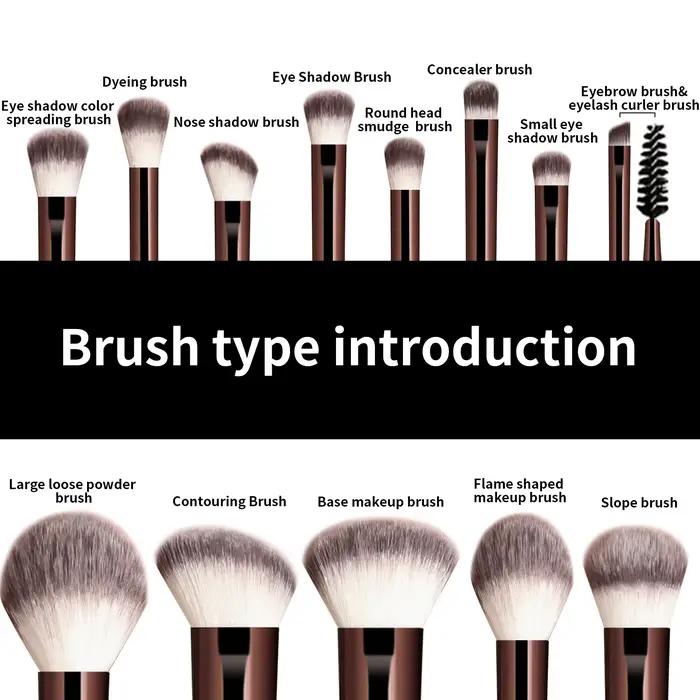 Ensemble de pinceaux de maquillage