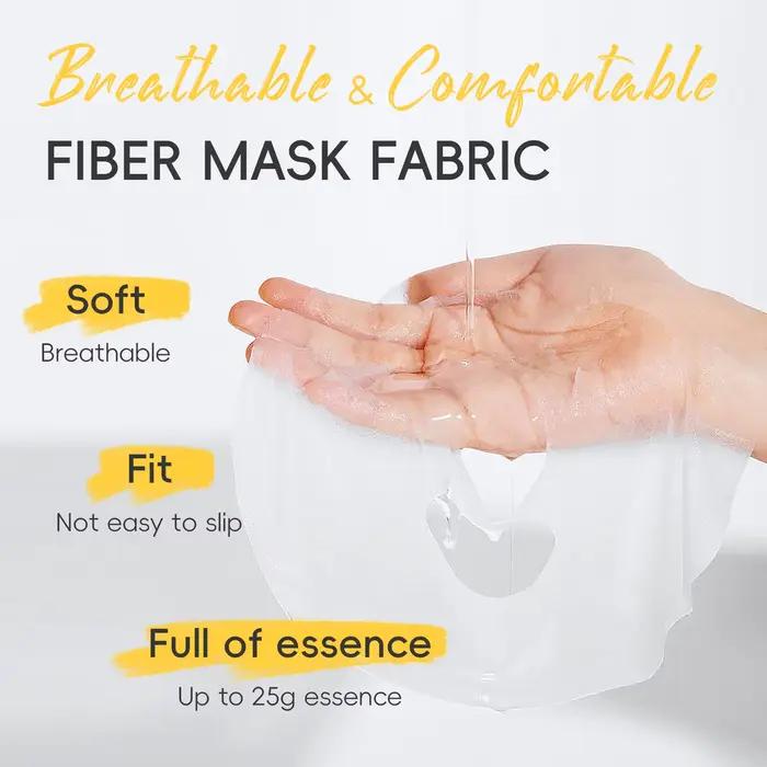 LAIKOU – masque lumineux à la vitamine C, feuille éclaircissante, masque hydratant, Anti-âge, soins