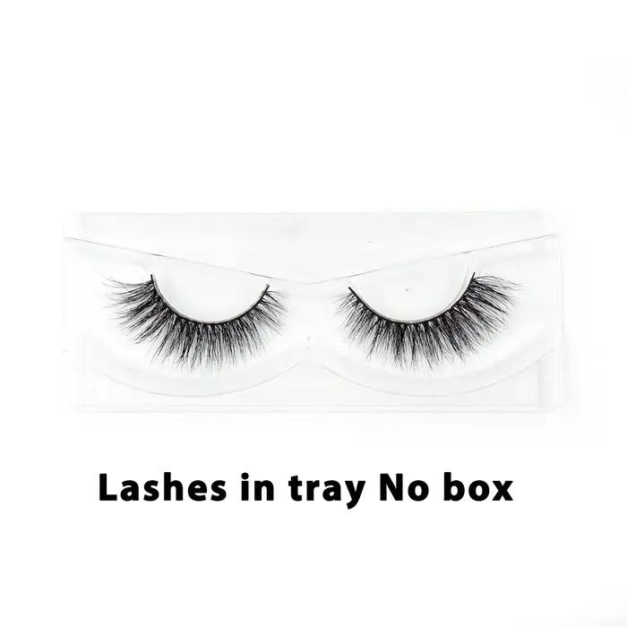 LEHUAMAO10/100 paires de cils de vison en gros doux moelleux court faux