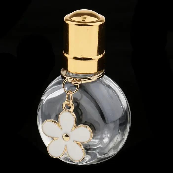 Bouteilles à rouleaux de parfum transparentes