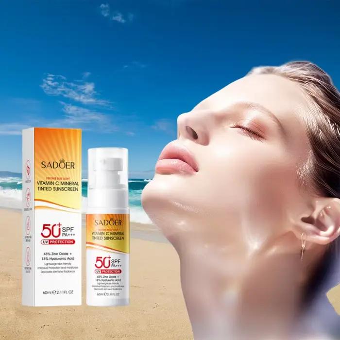 Crème solaire teintée minérale à la vitamine C 60 ml