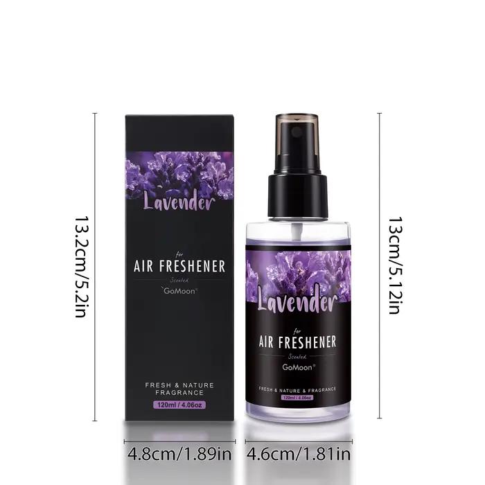 Spray de parfum pour voiture haut de gamme à la lavande naturelle, 120 ml/4,06 oz, parfum longue durée, adapté à la maison et à la voiture
