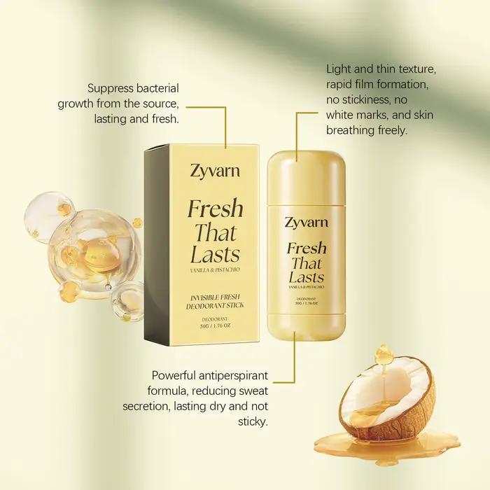 Stick parfumé invisible Vanille & Pistache