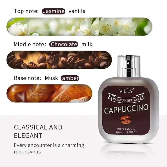 Woody parfum homme frais naturel durable marque charme vitalité confiance chocolat café noix de coco irrésistible