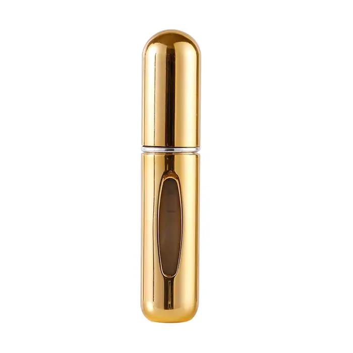 Bouteille de pulvérisation Portable, combinaison de voyage, 5ml, remplissage inférieur auto-amorçant, ensemble de bouteilles de parfum, 6 pièces