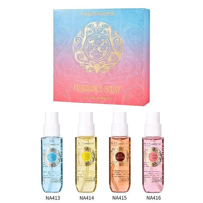 Coffret Cadeau de 4 Mini Sprays Parfumés