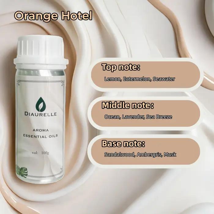 Diffuseur d'huiles essentielles pour hôtels et maison, 100 ml, sans remplissage, parfum Oasis végétal pur, huile parfumée pour hôtels, désodorisant d'ambiance.