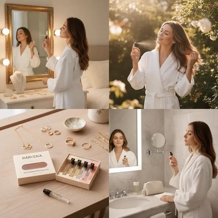 Parfum capillaire hydratant en spray d'huile essentielle pour femmes