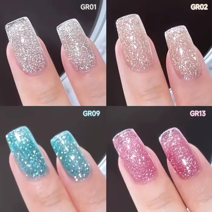 UR SUGAR 15ml Vernis à ongles gel réfléchissant effet eau UV LED