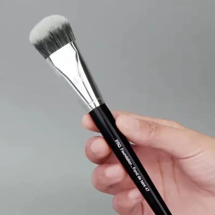 Pinceau de maquillage professionnel Sephora n°47 à angle biseauté pour fond de teint liquide, crème BB, 1/3/5/10 pièces