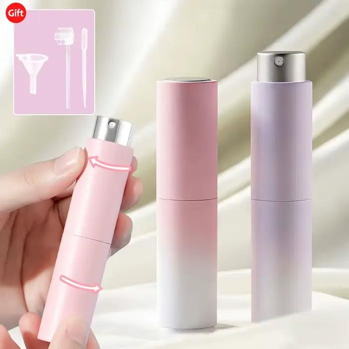 Flacon de parfum rechargeable en métal aluminium 8ml portable atomizer spray bouteille cosmétique pour voyage femme occasions spéciales