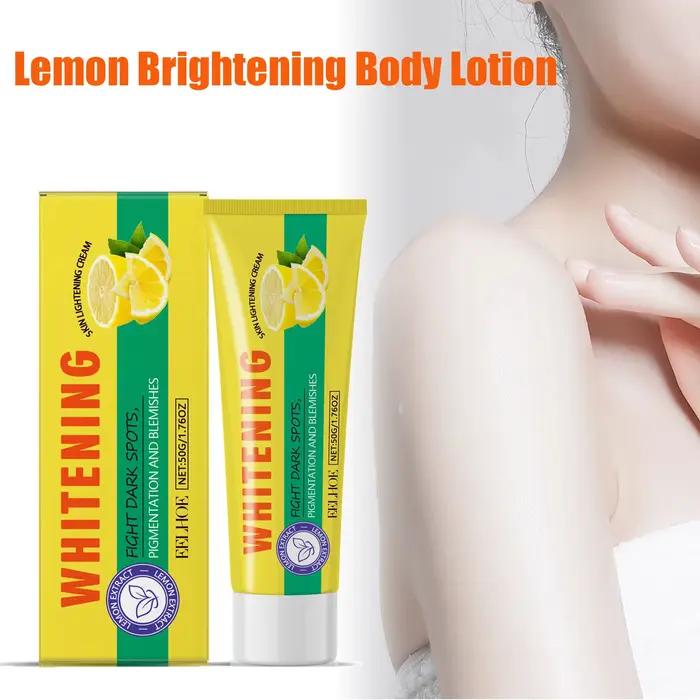 Lotion pour le corps éclaircissante au citron hydratante et nourrissante pour le teint unifié et éclatant pour homme et femme occasions spéciales