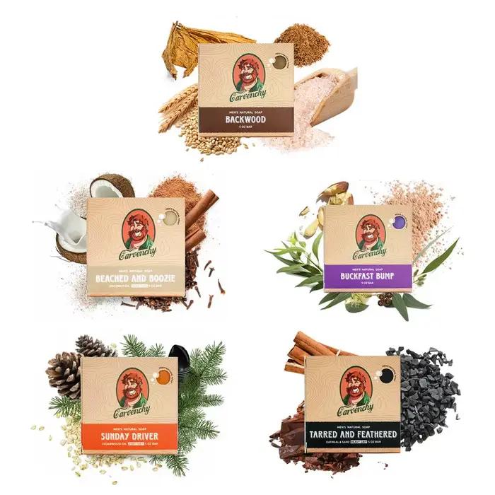 Savon Naturel Homme - Protection Hydratante, Élimine l'Excès de Sébum et la Saleté, Parfum Frais Longue Durée, Pour Tous Types de Peau