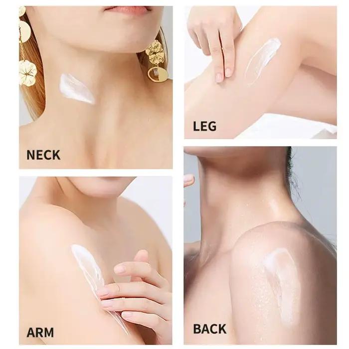 Crème solaire isolante SPF50 PA+++, protection UV quotidienne pour le visage, crème solaire hydratante respirante pour tous types de peau 60g