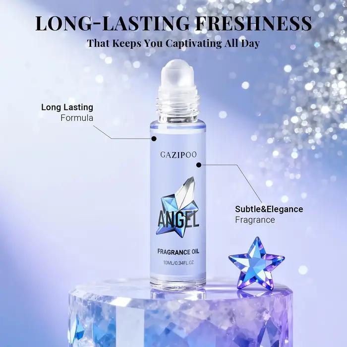 Huile parfumée roll-on Angel Dopamine - Eau de parfum aux phéromones pour femmes