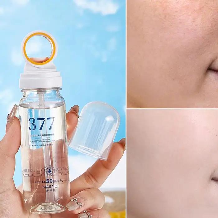377 Spray de protection solaire SPF50 + Anti-âge Anti-rides hydratant blanchissant crème solaire Spray visage corps cou soins de la peau Spray 2025