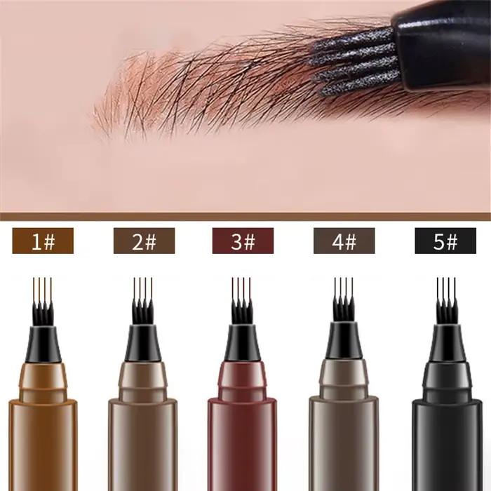 Stylo à sourcils Microblading 5 couleurs