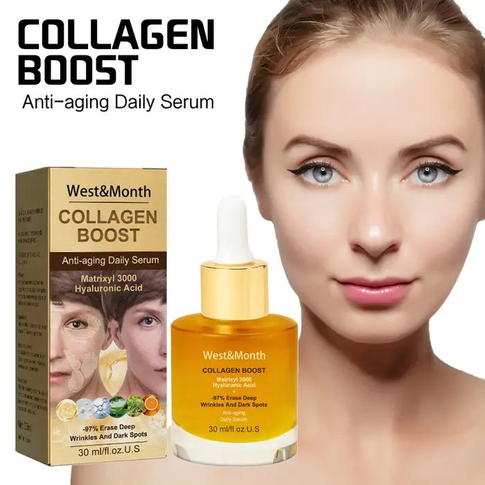 Sérum anti-âge au collagène pour femmes, barrière de la peau, réparation des déformations profondes